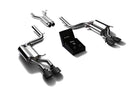 ARMYTRIX Stainless Steel Valvetronic Catback Exhaust System Quad Matte Black Tips Mercedes Benz C63 AMG W204 08-14