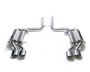 ARMYTRIX Stainless Steel Valvetronic Catback Exhaust System Quad Chrome Tips Mercedes Benz C63 AMG W204 08-14