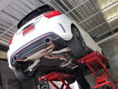 ARMYTRIX Stainless Steel Valvetronic Catback Exhaust System Dual Blue Coated Tips Mercedes-Benz A-Class W176 2WD 13-15