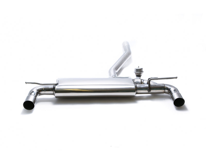 ARMYTRIX Stainless Steel Valvetronic Catback Exhaust System Dual Blue Coated Tips Mercedes-Benz A-Class W176 2WD 13-15