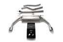 ARMYTRIX Stainless Steel Valvetronic Catback Exhaust System Dual Chrome Silver Tips Mercedes-Benz CLA-Class C117 14-18