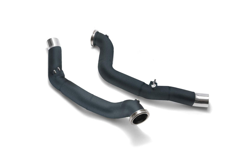 ARMYTRIX High-Flow Performance Ceramic Coated Race Pipe w/Cat Simulator Maserati Ghibli SQ4 13-20