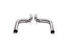 ARMYTRIX Stainless Steel Valvetronic Catback Exhaust System Quad Matte Black Tips Maserati Ghibli SQ4 13-20