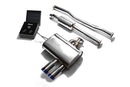 ARMYTRIX Stainless Steel Valvetronic Catback Exhaust System Dual Blue Coated Tips Mini Cooper S F56 14-20