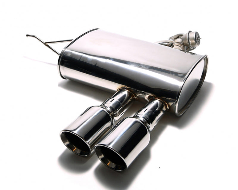 ARMYTRIX Stainless Steel Valvetronic Catback Exhaust System Dual Chrome Silver Tips Mini Cooper S F55 15-20