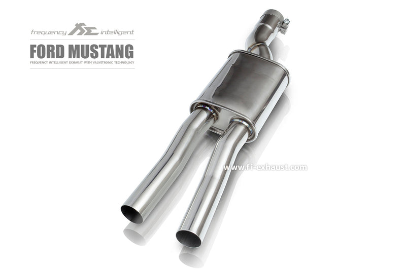 Valvetronic Exhaust System for Ford Mustang MK6 2.3T EcoBoost Dual Tips 15+