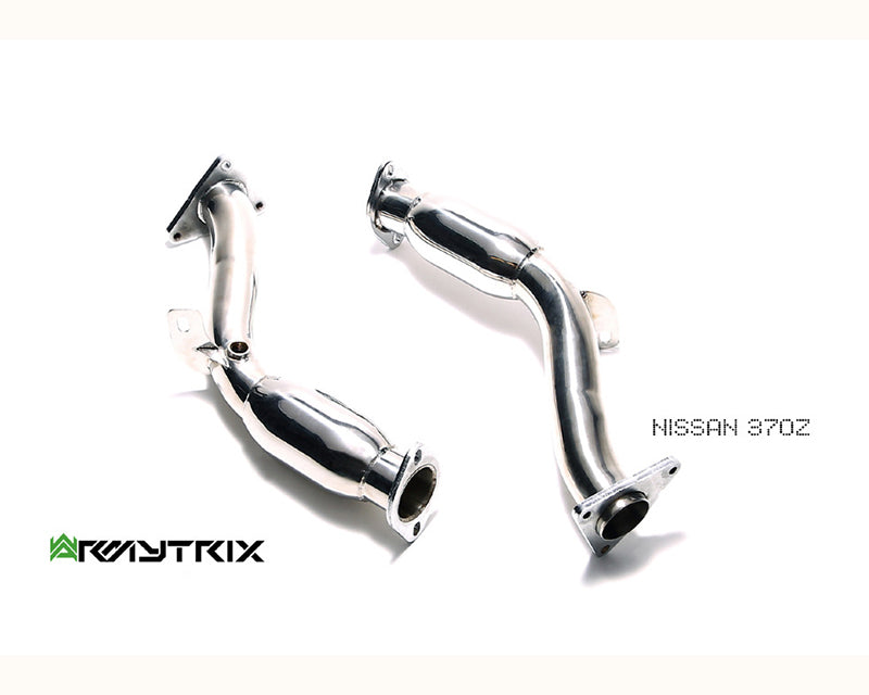 ARMYTRIX Stainless Steel Valvetronic Catback Exhaust Dual Blue Coated Tips Nissan 370Z 09-20