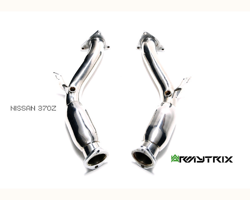 ARMYTRIX Stainless Steel Valvetronic Catback Exhaust Dual Blue Coated Tips Nissan 370Z 09-20