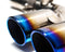 ARMYTRIX Titanium Valvetronic Exhaust System Dual Titanium Blue Tips Porsche 991 GT3 | GT3 RS 14-19