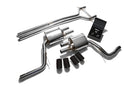 ARMYTRIX Stainless Steel Valvetronic Exhaust System Quad Matte Black Tips Porsche 970 Panamera 3.0T 14-16