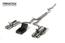 ARMYTRIX Stainless Steel Valvetronic Catback Exhaust System Quad Chrome Silver Tips Porsche 971 Panamera 17-20