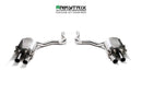 ARMYTRIX Stainless Steel Valvetronic Catback Exhaust System Quad Chrome Silver Tips Porsche 971 Panamera 17-20