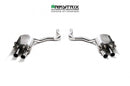 ARMYTRIX Stainless Steel Valvetronic Exhaust System Quad Matte Black Tips Porsche 971 Panamera 18-19