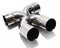 ARMYTRIX Stainless Steel Valvetronic Exhaust System Dual Chrome Silver Tips Porsche 718 Boxster | Cayman 17-20