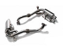 ARMYTRIX Stainless Steel Valvetronic Exhaust System Dual Carbon Tips Porsche 718 Boxster | Cayman 17-20