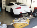 ARMYTRIX Stainless Steel Valvetronic Exhaust System Quad Matte Black Tips Porsche 991 Carrera | S 12-16