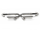 ARMYTRIX Stainless Steel Valvetronic Exhaust System Quad Chrome Silver Tips Porsche 991 Carrera | S 12-16