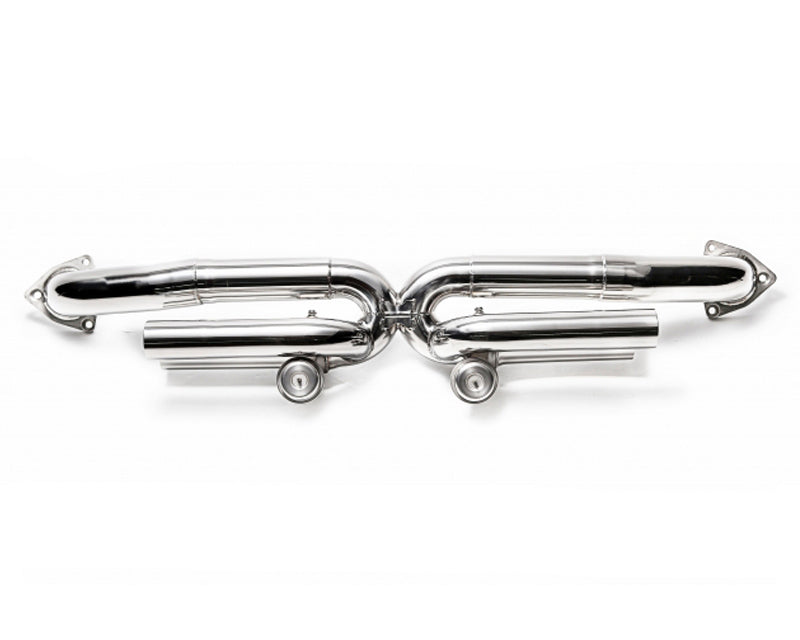 ARMYTRIX Stainless Steel Valvetronic Exhaust System Quad Chrome Silver Tips Porsche 991 Carrera | S 12-16