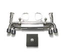 ARMYTRIX Stainless Steel Sport High-Flow Valvetronic Exhaust System Quad Carbon Tips Porsche 991.2 Carrera 17-19