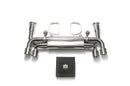 ARMYTRIX Stainless Steel Sport Race Valvetronic Exhaust System Quad Chrome Silver Tips Porsche 991.2 Carrera 17-19