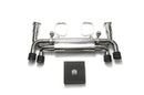 ARMYTRIX Stainless Steel Sport Race Valvetronic Exhaust System Quad Matte Black Tips Porsche 991.2 Carrera 17-19