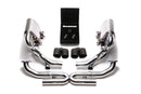 ARMYTRIX Stainless Steel Valvetronic Exhaust System Quad Matte Black Porsche 997.2 Carrera PDK 09-11