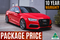 Audi S3 8V Sedan Pre-Facelift V3 Full Lip Splitter Set