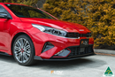 KIA Cerato GT Facelift Front Lip Splitter & Mounting Brace