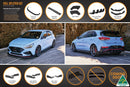 Hyundai i30N Hatch PD Facelift 2021 Full Lip Splitter Set