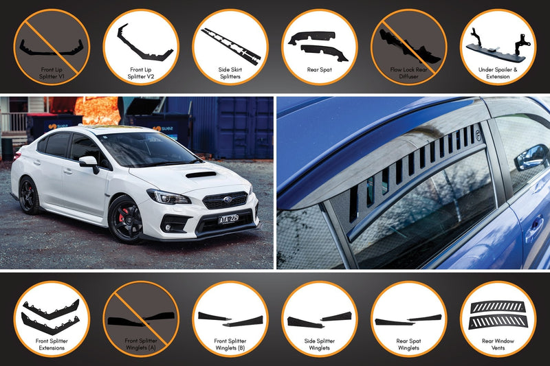 Subaru WRX/STI VA Full Lip Splitter Set