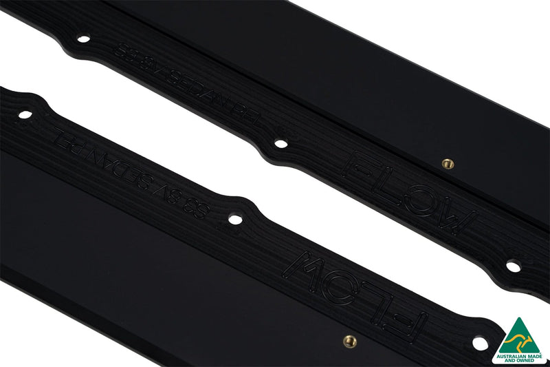 Audi S3 8V Sedan Pre-Facelift Side Skirt Splitters V3 (Pair)