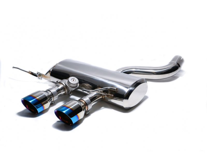 ARMYTRIX Stainless Steel Valvetronic Catback Exhaust System Dual Blue Coated Tips Volkswagen Golf R MK6 10-14