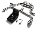 ARMYTRIX Stainless Steel Valvetronic Catback Exhaust System Dual Chrome Silver Tips Volkswagen Golf | GTI MK6 10-14