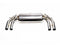 ARMYTRIX Stainless Steel Valvetronic Catback Exhaust System Quad Chrome Silver Tips Volkswagen Golf R MK7.5 16-19