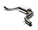 ARMYTRIX Stainless Steel Valvetronic Catback Exhaust System Dual Chrome Silver Tips Volkswagen Golf | GTI MK6 10-14