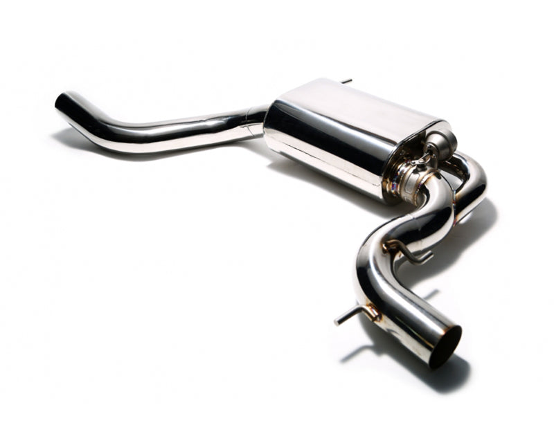 ARMYTRIX Stainless Steel Valvetronic Catback Exhaust System Dual Chrome Silver Tips Volkswagen Golf | GTI MK6 10-14