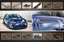 Volkswagen Golf MK7.5 R Full Lip Splitter Set with Rear Valance & Fairing