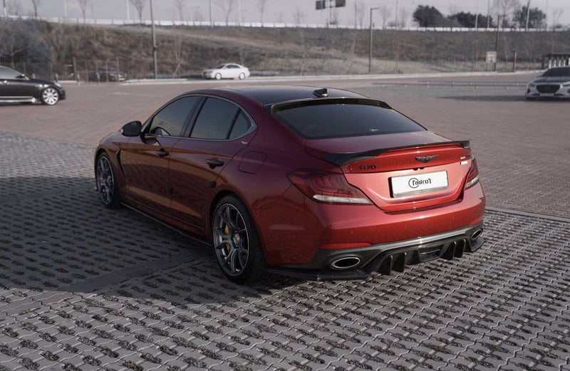 Genesis G70 Carbon Fiber Trunk Spoiler V2