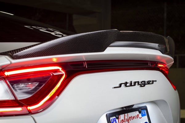 Kia Stinger Carbon Fiber Trunk Spoiler V1