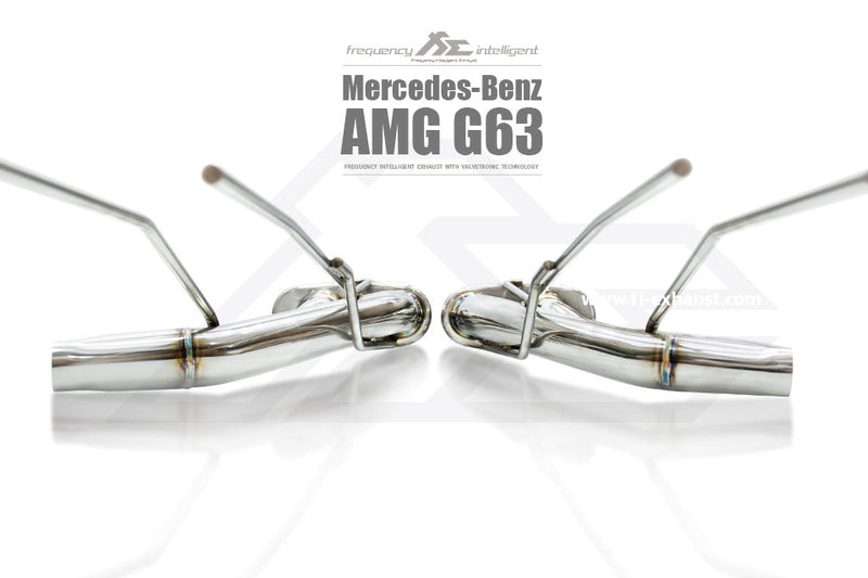 Valvetronic Exhaust System for Mercedes Benz AMG G63 Quad Tips W463 5.5TT M157 12-18