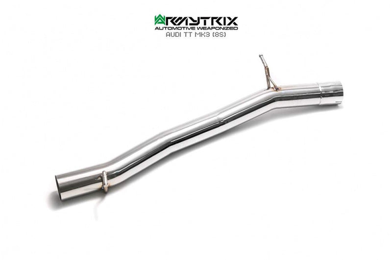 ARMYTRIX Stainless Steel Valvetronic Catback Exhaust System Dual Blue Coated Tips Audi TT MK3 8S 15-20