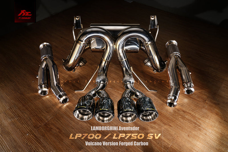 Valvetronic Exhaust System for Lamborghini Aventador Volcano Firetador Version LP700-4 11+