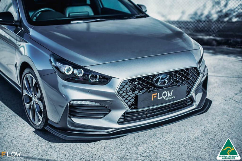 Hyundai i30 N Line Hatch PD (2018-Current) Front Lip Splitter