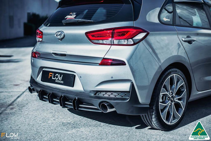 Hyundai i30 N Line Hatch PD (2018-Current) Flow-Lock Rear Diffuser