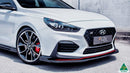 Hyundai i30N Fastback PD Front Lip Splitter Extensions (Pair)