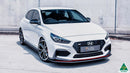 Hyundai i30N Fastback PD Front Lip Splitter & Reinforcement Brackets