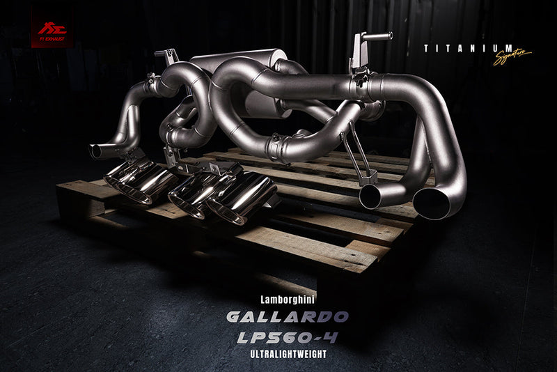 Valvetronic Exhaust System for Lamborghini Gallardo LP560-4 Titanium Signature Series 08-13