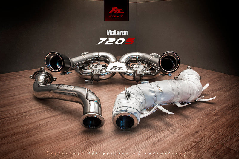 Valvetronic Exhaust System for Mclaren 720S 4.0TT V8 17+