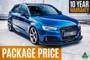 Audi RS3 8V Sportback (Pre-Facelift) Full Lip Splitter Set